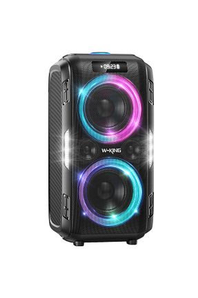 اسپیکر بلوتوث مشکی W-KING - کد 884194696