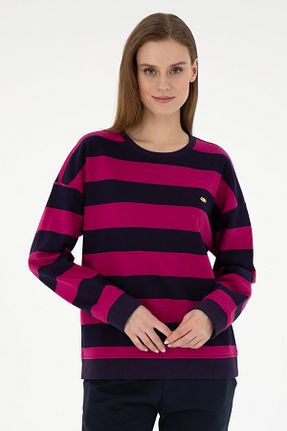 سوئیشرت صورتی زنانه ساده U.S. Polo Assn. - کد 887247937