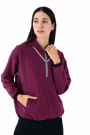 سوئیشرت اسپرت بنفش زنانه رگولار Scorp - کد 880276668