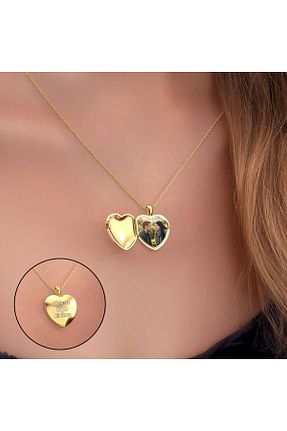 گردنبند نقره طلائی زنانه 925 عیار Indigo Takı - کد 885495602