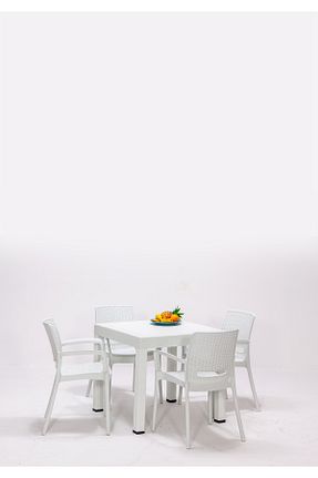 ست باغچه سفید پلاستیک SANDALİE - کد 49368744