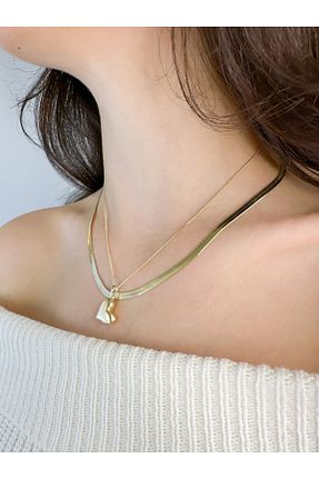 گردنبند استیل ( فولاد ) طلائی روکش طلا XUPING JEWELRY - کد 887244657