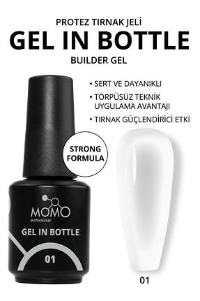 ناخن مصنوعی و اکسسوری نارنجی MOMO professional - کد 822953479