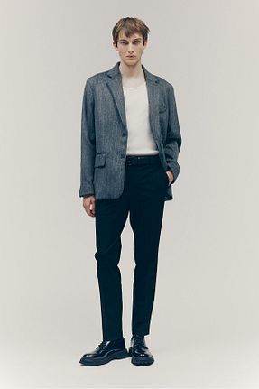 شلوار مشکی مردانه پنبه ای H&M - کد 877378791