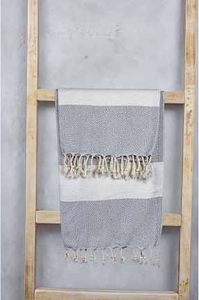 پشتمال طوسی پنبه Cozy Nest - کد 887277928