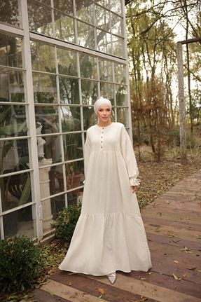 لباس حجاب نباتی زنانه رگولار Nissra - کد 887277500
