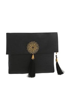 سجاده مشکی پنبه ای ENSARHAC-UMRE MALZEMELERİ - کد 887354746