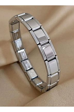 دستبند استیل (فولاد) متالیک مردانه استیل (فولاد) Home - کد 887294069