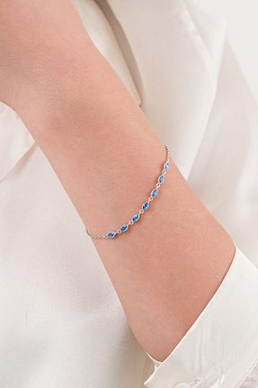 دستبند نقره زنانه 925 عیار Tmt Silver - کد 887296266