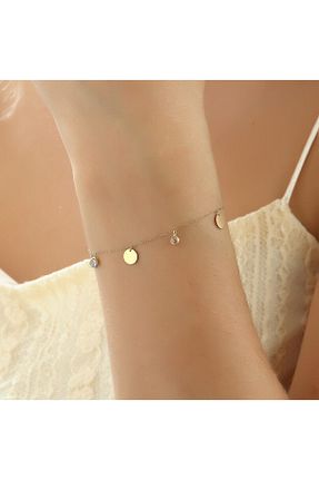 دستبند طلا زرد زنانه 14 عیار Glorria - کد 112470337