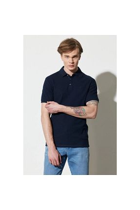 پولوشرت سرمه ای مردانه پارچه Wrangler - کد 665688833
