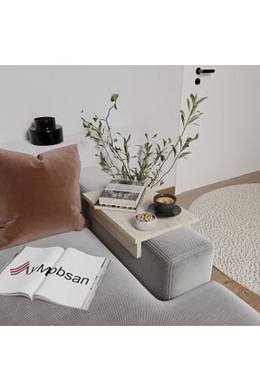 میز عسلی سفید Suntalam AYMOBSAN - کد 887308298