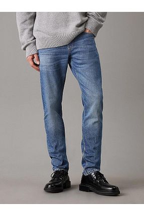 شلوار جین آبی مردانه پاچه تنگ Calvin Klein - کد 887370022