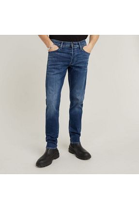 شلوار جین سرمه ای مردانه پاچه تنگ G-STAR RAW - کد 887316084