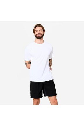 تیشرت اسپرت سفید مردانه رگولار Decathlon - کد 887390965