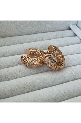 گوشواره استیل (فولاد) طلائی زنانه استیل (فولاد) XUPING JEWELRY - کد 811896355