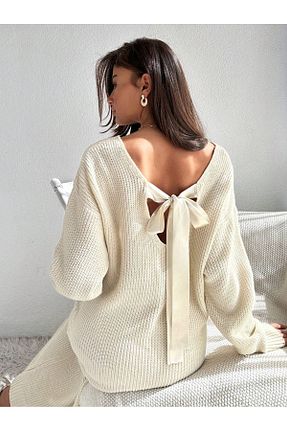 لباس طوسی زنانه تریکو tofan - کد 859600883