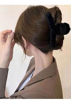 گیره سر مشکی زنانه پلی آمید Diloshtrend Design - کد 887407086
