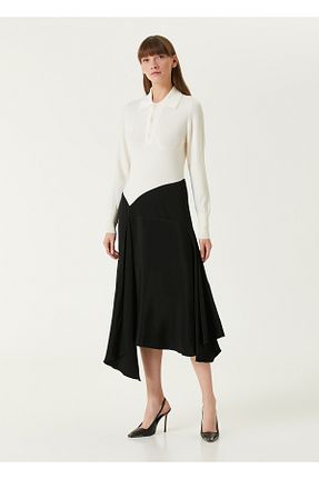 لباس بژ زنانه پلی استر Victoria Beckham - کد 887423220