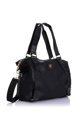 کیف دستی مشکی زنانه ابعاد بزرگ Miami Polo Club - کد 887511767