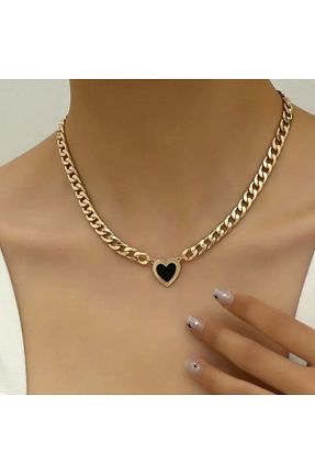 گردنبند استیل ( فولاد ) مشکی زنانه استیل (فولاد) DurusAccessories - کد 887469800