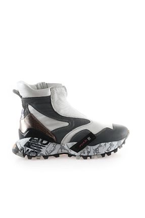 بوت / نیم بوت طوسی زنانه چرم خالص Bueno Shoes - کد 175329225