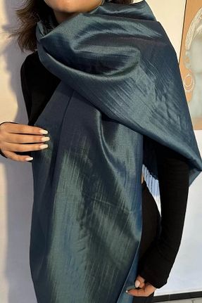 شال فیروزه ای زنانه CAŞ DEKORASYON - کد 887489470