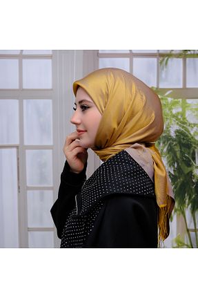 شال قهوه ای زنانه ویسکون ZENİPEK - کد 888137736