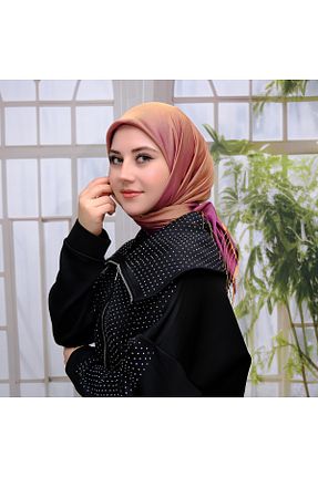 شال صورتی زنانه ویسکون ZENİPEK - کد 888138027