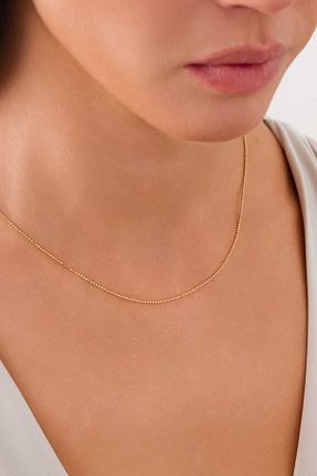 گردنبند طلا زرد زنانه 14 عیار ZEYNEPLİ GOLD - کد 887502062