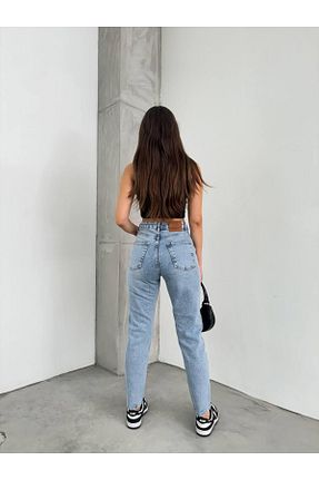 شلوار جین آبی زنانه پاچه ساده DK 49 JEANS - کد 887498133