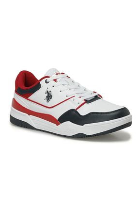 کفش اسنیکر سفید مردانه بند دار U.S. Polo Assn. - کد 860715260
