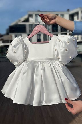 لباس سفید بچه گانه بافتنی Bertuğ Bebek - کد 833364050