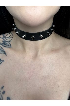 چوکر مشکی چرم مصنوعی DarkellaStore - کد 887514937