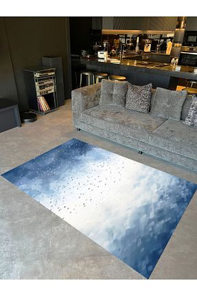 فرش رنگی قابل شستشو Rugs Modern Halı - کد 887526511