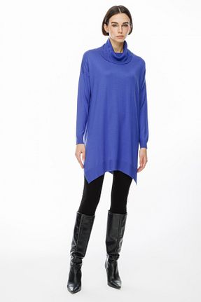 تونیک سرمه ای زنانه بافتنی ON - کد 887521705