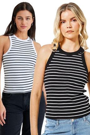 بلوز رنگی زنانه یقه هالتر rşnmoda - کد 939815441