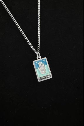 گردنبند جواهر متالیک زنانه فلزی DarkellaStore - کد 887520924
