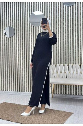 ست بالاتنه و پائین تنه حجاب مشکی زنانه مام فیت Moda Krash - کد 887522130
