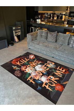 فرش رنگی قابل شستشو Rugs Modern Halı - کد 887537424