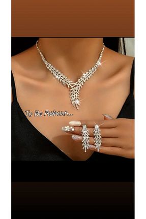 گردنبند جواهر زنانه روکش نقره To Be Reborn - کد 887658688