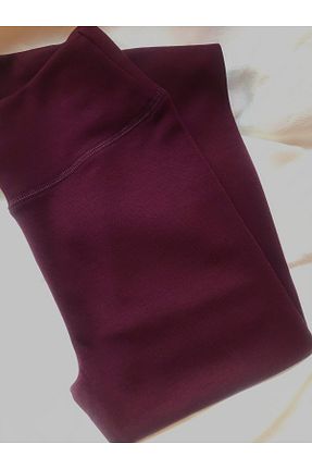 ساق شلواری زرشکی زنانه بافت aurafit - کد 887568793