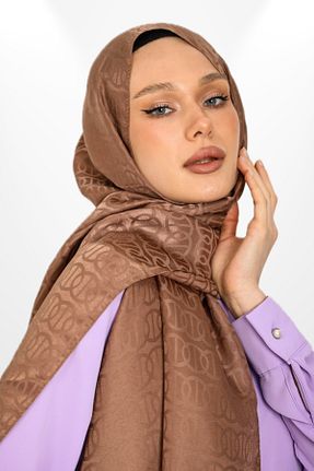 شال قهوه ای زنانه hijabchi - کد 887574180