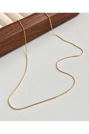 گردنبند استیل ( فولاد ) طلائی زنانه استیل (فولاد) Eylülün Takısı - کد 853280656
