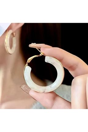 گوشواره جواهر بژ سنگ طبیعی Rachel Silver - کد 887505400