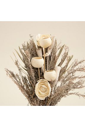 گل خشک و مصنوعی سفید Chakra - کد 782021718