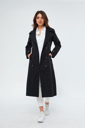 ترنچکت مشکی زنانه %100 پنبه PASTELASTORE - کد 851671499