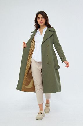 ترنچکت خاکی زنانه %100 پنبه PASTELASTORE - کد 851671290