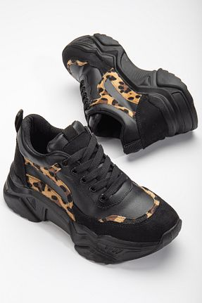 کفش اسنیکر مشکی زنانه بند دار TAYYAR SHOES - کد 887624209