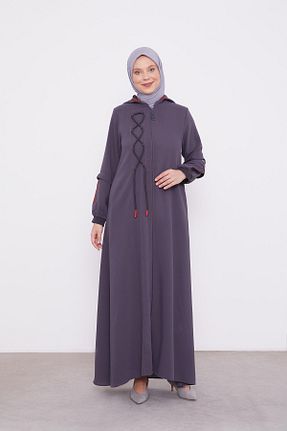 کلاه و ابایا طوسی زنانه بافتنی Levidor - کد 887630395